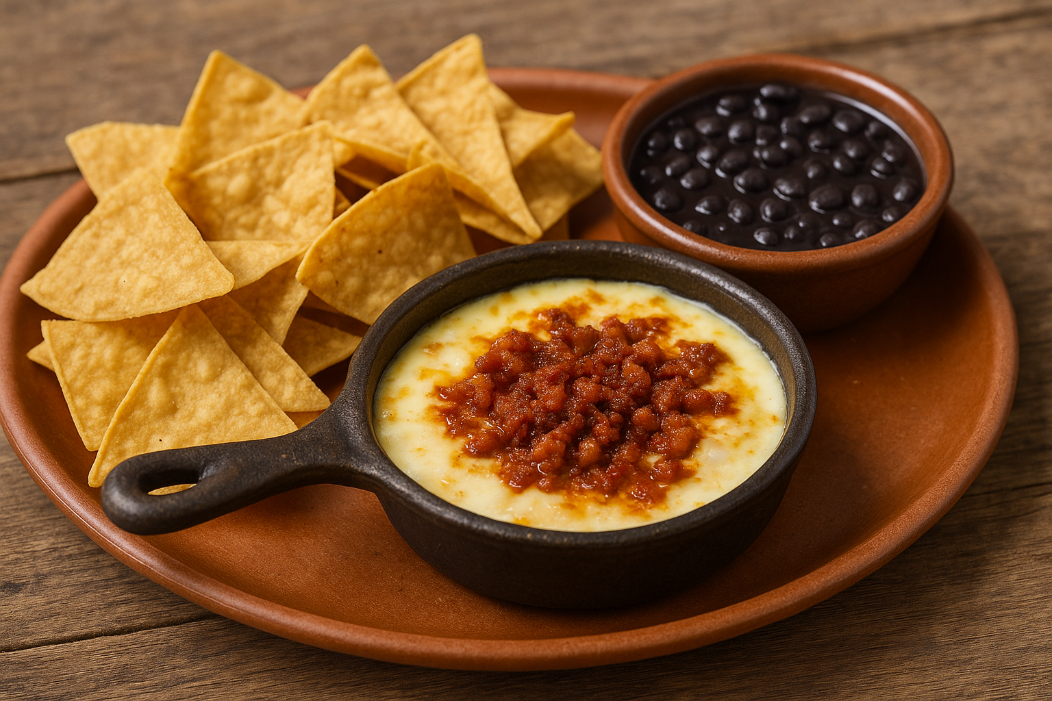 Quseo Fundido con Chorizo